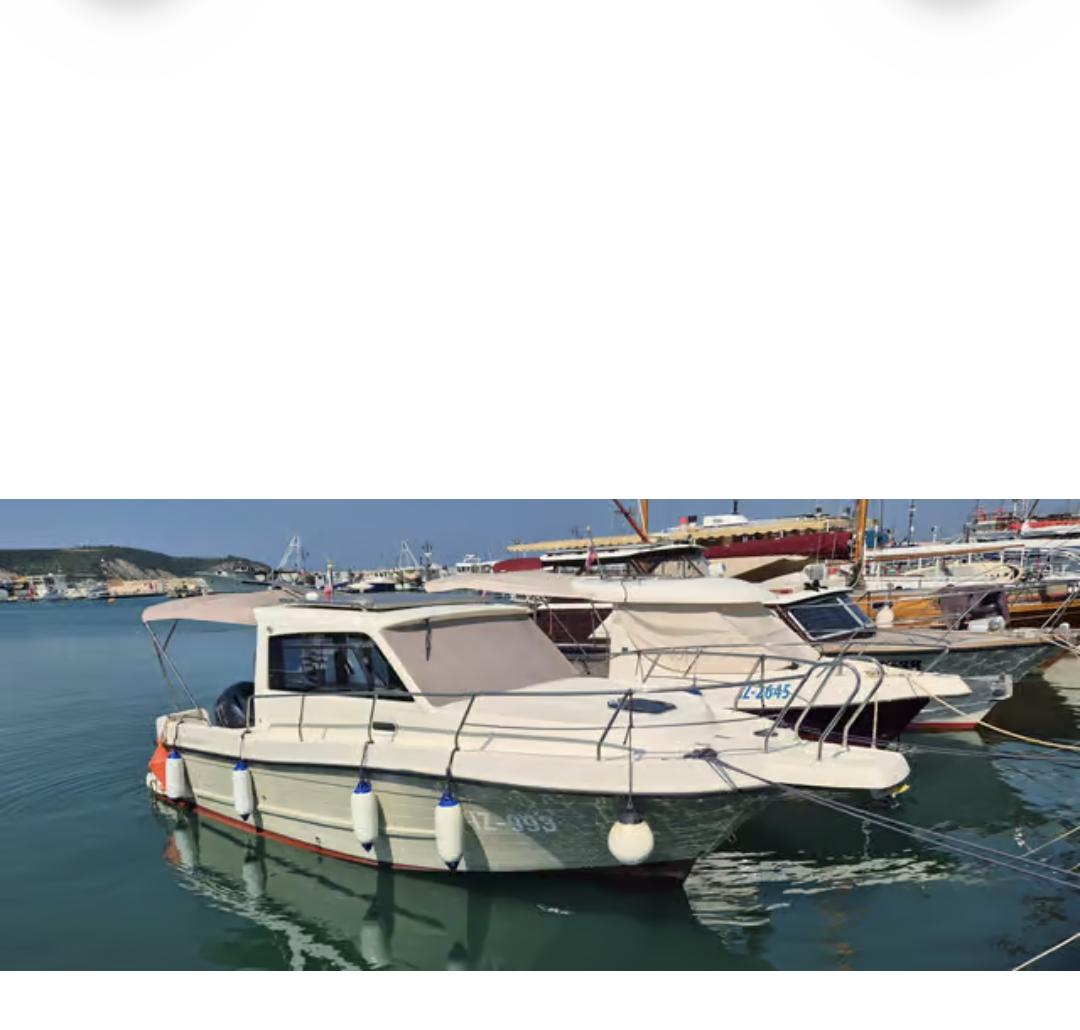 Boat moored in Izola marina